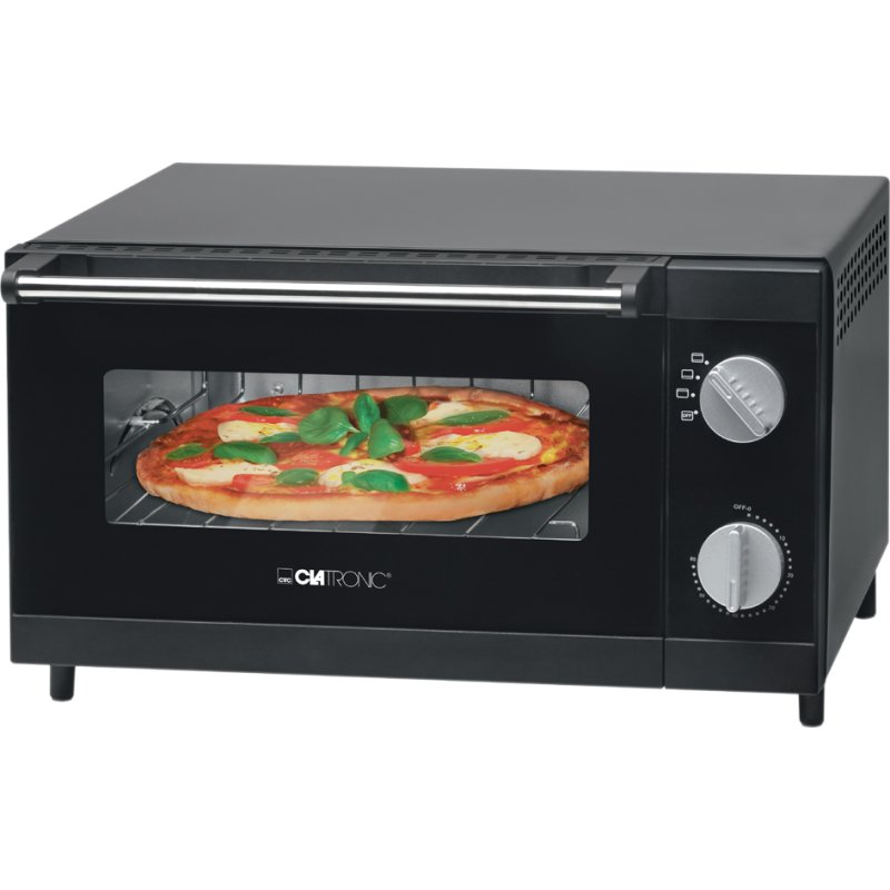 CLATRONIC four à pizza multifonction MPO 3520, noir, 12 litres, 1000 watts
